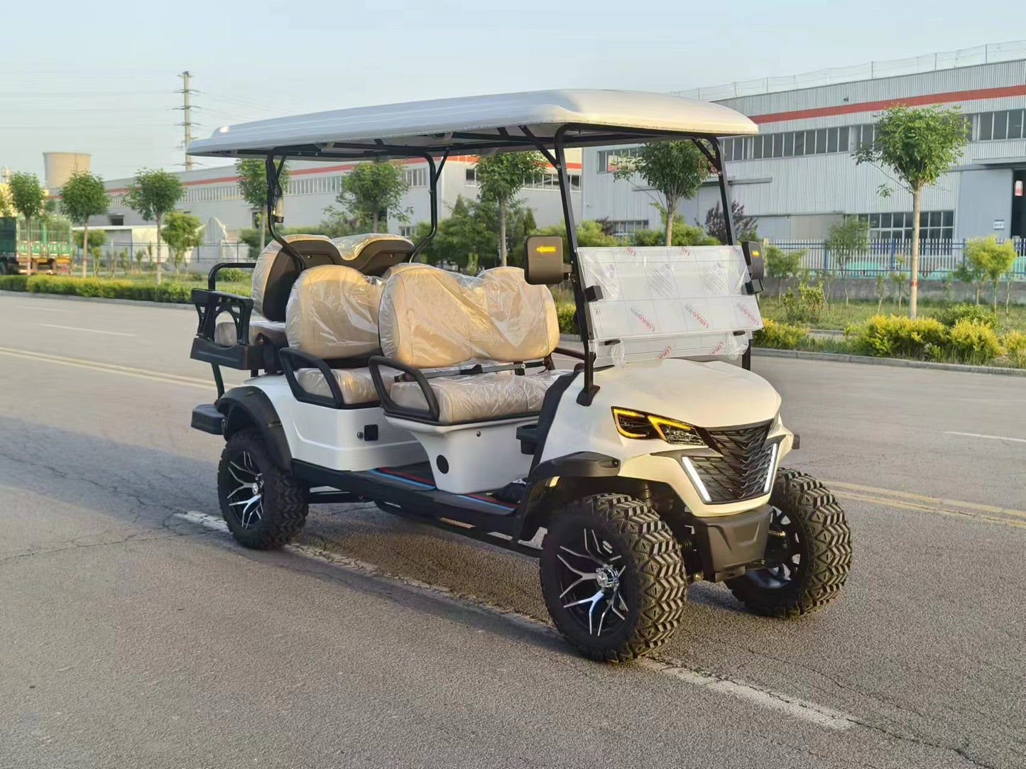 New Electric Golf Cart 6-Seat: Source factory customizing to your premium, innovative and green travel