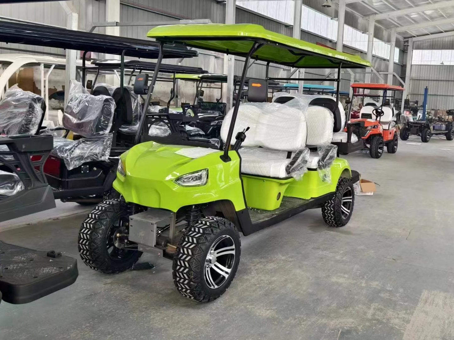 New Electric Golf Cart 6-Seat: Source factory customizing to your premium, innovative and green travel